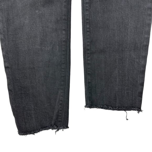Old Navy OG Straight High Rise Secret Slim Jeans in Black women's size 14 - Picture 8 of 11